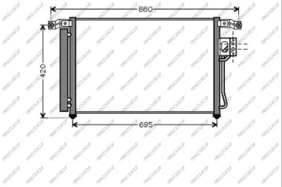 Condenser, air conditioning (HN814C001)