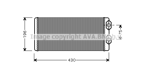 Heat Exchanger, interior heating (VL6035)