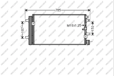 Condenser, air conditioning (AD022C004)