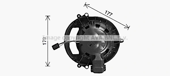 Electric Motor, interior blower (BW8611)