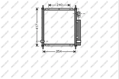 Condenser, air conditioning (HD322C002)