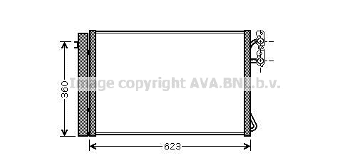 Condenser, air conditioning (BWA5295D)