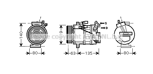 Compressor, air conditioning (RTK392)