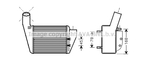 Charge Air Cooler (VNA4222)