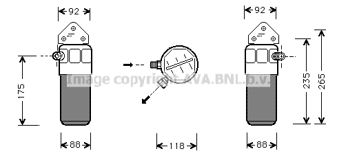 Dryer, air conditioning (AID004)