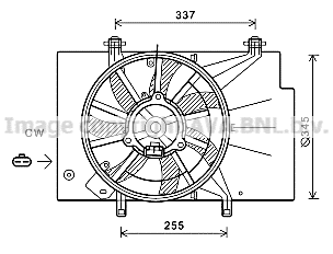 Fan, engine cooling (FD7582)