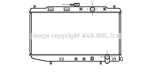 Radiator, engine cooling (HD2058)