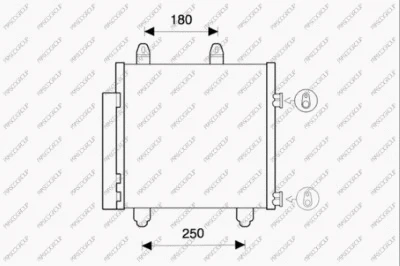 Condenser, air conditioning (CI206C001)