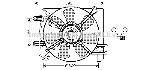 Fan, engine cooling (DW7517)