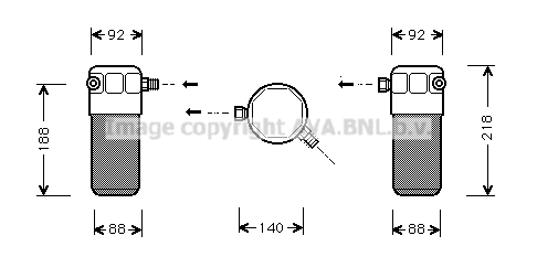 Dryer, air conditioning (AID152)