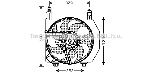 Fan, engine cooling (FD7525)