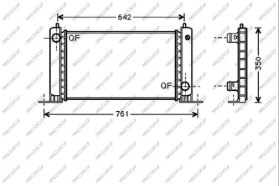 Radiator, engine cooling (FT420R001)