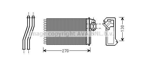 Heat Exchanger, interior heating (PE6340)