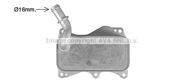 Oil Cooler, engine oil (MS3749)