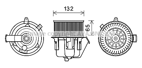 Electric Motor, interior blower (CN8302)