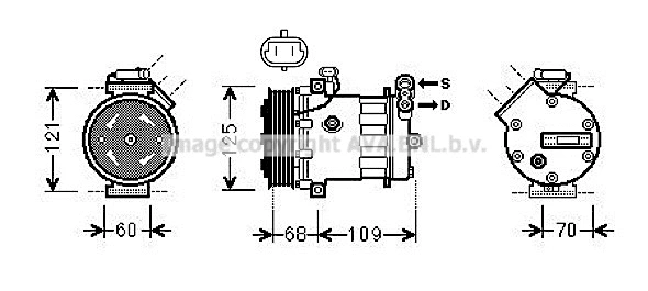 Compressor, air conditioning (OLK475)