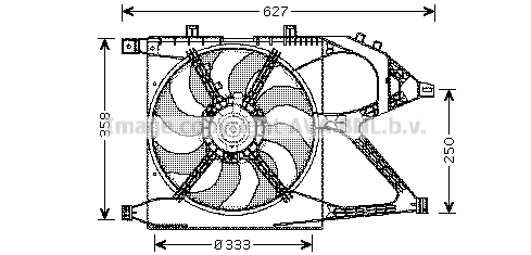 Fan, engine cooling (OL7519)