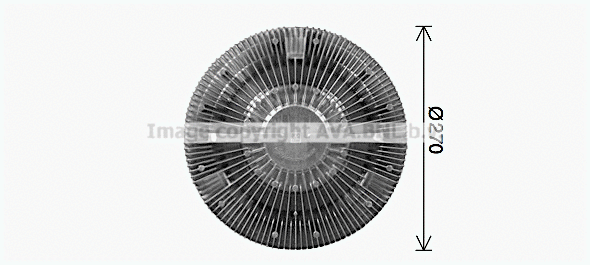 Clutch, radiator fan (MNC129)