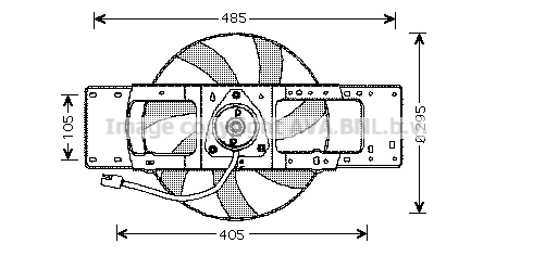 Fan, engine cooling (RT7528)