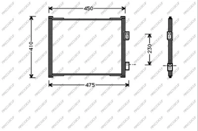 Condenser, air conditioning (FD006C001)