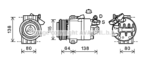 Compressor, air conditioning (RTK565)