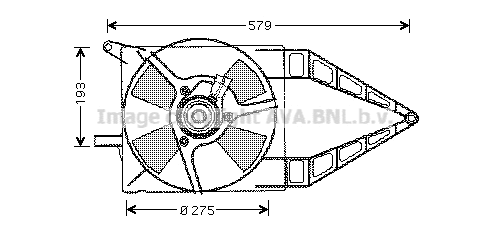 Fan, engine cooling (OL7503)
