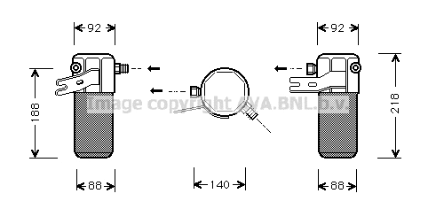 Dryer, air conditioning (AID012)