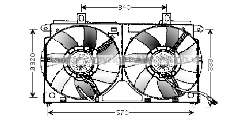 Fan, engine cooling (CN7523)