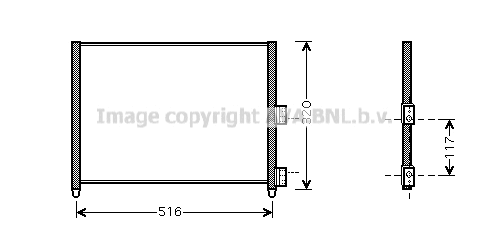Condenser, air conditioning (FTA5303)