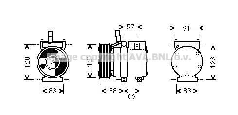 Compressor, air conditioning (HYAK258)