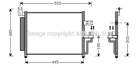 Condenser, air conditioning (HY5081D)