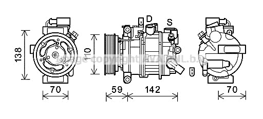 Compressor, air conditioning (AIK402)