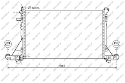 Radiator, engine cooling (DS962R004)