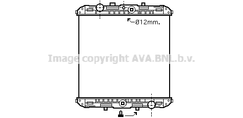 Radiator, engine cooling (DF2004N)
