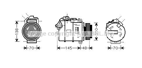 Compressor, air conditioning (BWAK348)