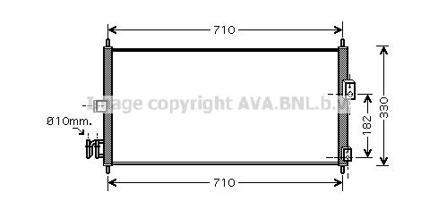 Condenser, air conditioning (DN5270)