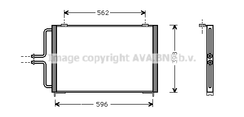 Condenser, air conditioning (RT5236)