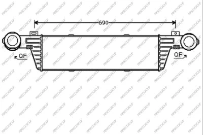 Charge Air Cooler (ME035N002)