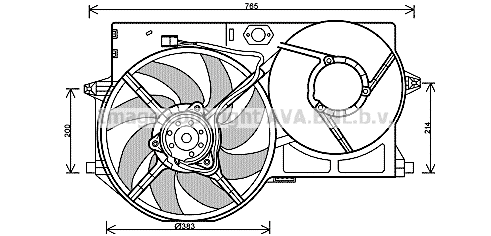 Fan, engine cooling (PE7540)