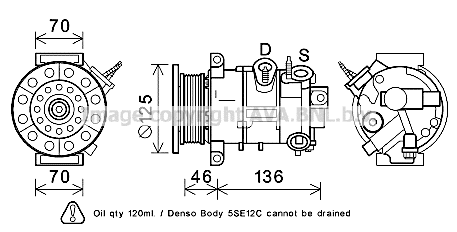 Compressor, air conditioning (JEK067)