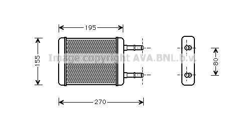 Heat Exchanger, interior heating (HY6064)