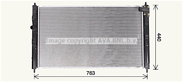 Radiator, engine cooling (MT2275)