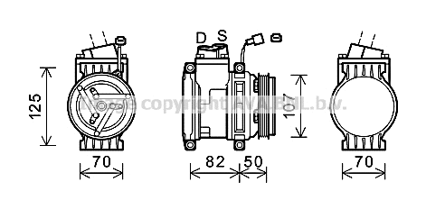 Compressor, air conditioning (CTK041)