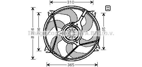 Fan, engine cooling (CN7528)
