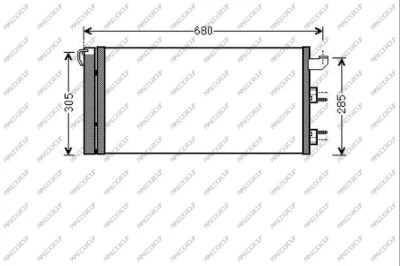 Condenser, air conditioning (FT122C002)