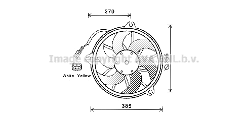Fan, engine cooling (CN7536)