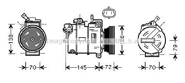Compressor, air conditioning (OLK376)