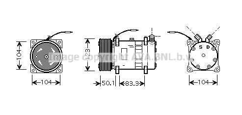 Compressor, air conditioning (UVAK116)