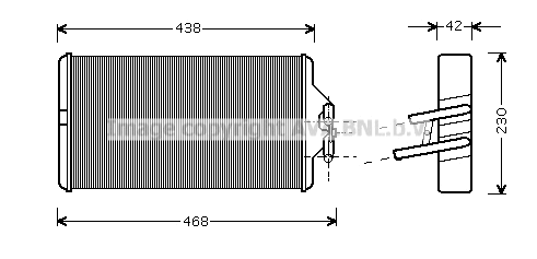 Heat Exchanger, interior heating (ME6187)