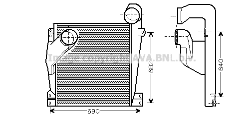 Charge Air Cooler (ME4196)